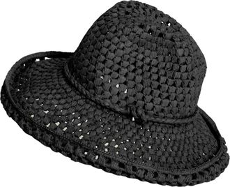 Ibeliv Malouka Hoed - Dames - Hoeden - Zwart - ONE Size - Katoen - Accessoires