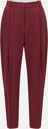 HUGO BOSS Womens Tedah Trousers - Red - Size: 14