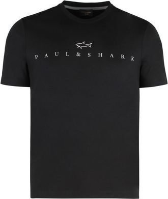 Paul & Shark Black Crew Neck T-Shirt