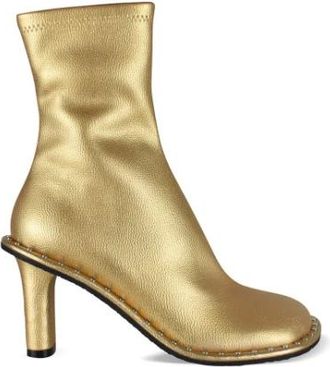Stella McCartney Ryder Heeled Sock Boots - Dames - Laarzen met Hak - Geel - 36 EU - Leer - Schoenen