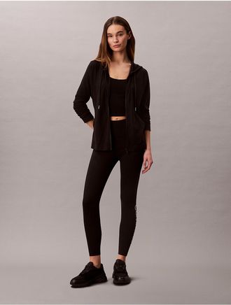Calvin Klein Calvin Klein Womens Icon Sport Logo 7/8 Leggings - Black - XL