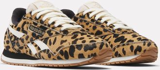 Reebok Classic Sneaker REEBOK CLASSIC CLASSIC AZ, Damen, Gr. 37,5, cheetah, schwarz, chalk, Leder, Synthetik, Schuhe Sneaker