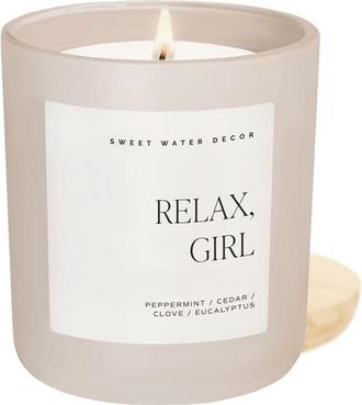 Sweet Water Decor Spring and Summer 15 oz Candles in Relax Girl at Nordstrom