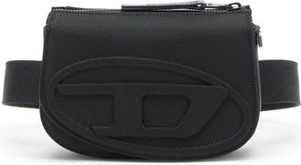 Diesel 1DR - Belt bag in nylon with Oval D - Belt bags - Unisex - Black