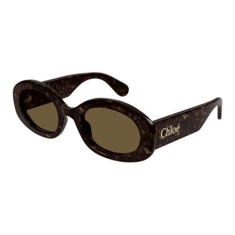 Chlo&eacute; Dames, Accessoires, Bruin, Maat: 53 MM Nylon