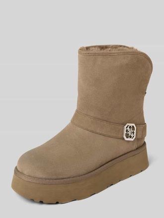Guess Boots mit Label-Details Modell DOLSAY in Oliv, Gr&ouml;&szlig;e 38