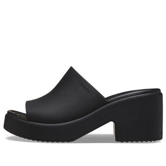 Crocs (WMNS) Crocs Brooklyn Slide Heels Black 209408-060