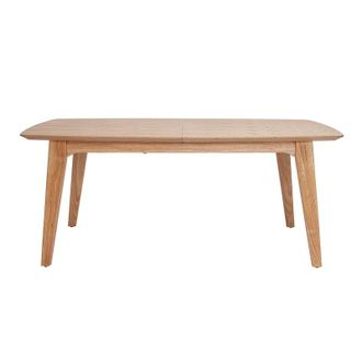 Miliboo Mesa Extensible N&oacute;rdica De Contrachapado De Roble 180-230 Cm Fifties