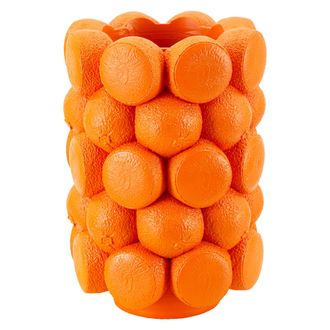 Dmora Vaso Galikale, Dise&ntilde;os Con Naranjas, Di&aacute;metro 13,5 Cm, Naranja