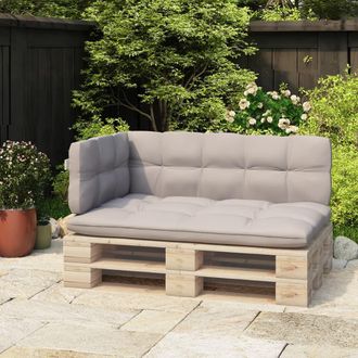 Berkfield Home Backrest for Pallet Sofa White 110 cm Iron