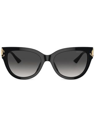 Jimmy Choo Eyewear Zonnebril met logoplakkaat - Zwart