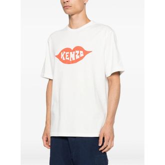 Kenzo Logo-Print Cotton T-Shirt - White