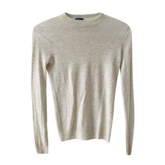 Joseph Cashmere Beige Long Sleeve Top Size S