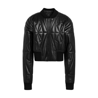 Rick Owens Quilted Bomber Jacket - male - Rick Owens - Bomber Jackets - Black - XL - Jackets