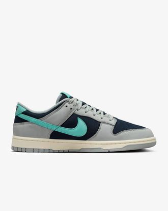 Nike Mens Dunk Low Retro Premium Sneakers In Light Pumice/dark Obsidian/coconut Milk