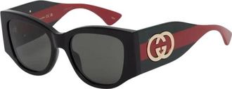 Gucci Zonnebrillen - Dames - Zonnebrillen - Veelkleurig - 55 MM - Accessoires