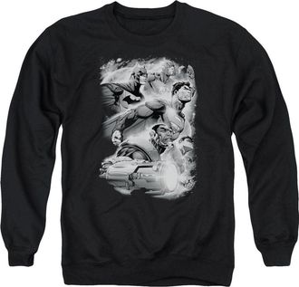 Gildan Justice League of America Atmospheric Adult Crewneck Sweatshirt