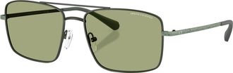 A|X Armani Exchange Green Navigator Mens Sunglasses AX2054S 612682 57
