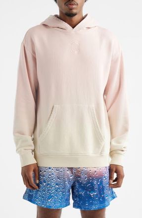 Overtime Daybreak Dip Dye Cotton Fleece Hoodie in Pink at Nordstrom, Size Xx-Large