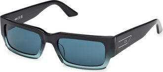 GCDS GD0068 89N Mens Sunglasses Blue Size 53