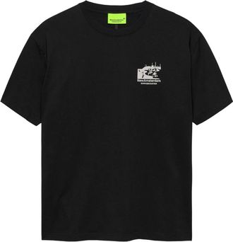 New Amsterdam Surf Association Beach Sign Tee - Heren - T-shirts - Zwart - L - Katoen - Tops
