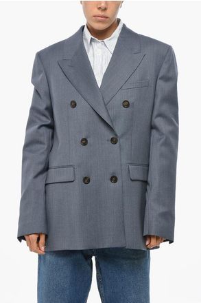 Golden Goose Double-breasted DIVA Virgin Wool Blazer size 44