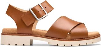 Clarks Orinoco Cross Sandaal - Dames - Sandalen - Bruin - 41 1/2 EU - Leer - Schoenen