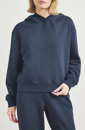 Splendid Laguna Lounge Cotton Hoodie in Navy Blue at Nordstrom, Size X-Small