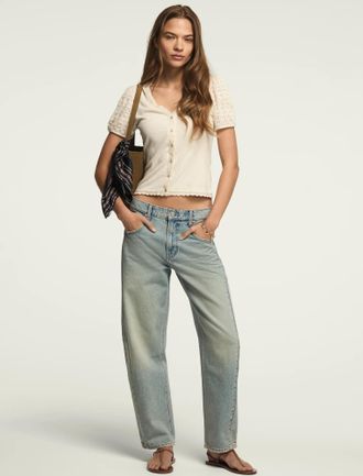 Lucky Brand Womens Barrel Leg