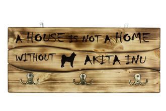 OEM Akita, Akita Inu - Percha Con Perro, Expositor De Medallas, Decoraci&oacute;n Del Hogar De Art-dog