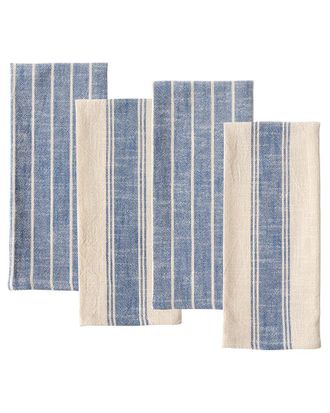 KAF Home Kaf Home Set Of 4 Monaco Slubbed Tea Towels