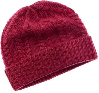 Sofiacashmere Tf Dnu Sofiacashmere Chunky Cable Cashmere Beanie