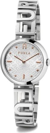 Furla Arch 3D Bangle 30mm - women - stainless steel - One Size - Silver