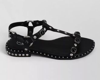 Ash leather open-toe sandals