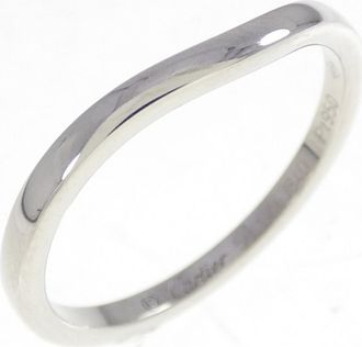 Cartier Platinum Platinum 950 Band Ring (Pre-Owned)