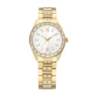Swarovski Matrix Date Horloge - Dames - Horloges - Geel - ONE Size - Accessoires