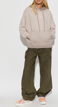 Off-white Oversized Sweatshirt, Womens, Beige