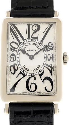 Franck Muller Pre-owned Franck Muller Long Island White Dial Unisex Watch 952QZ(AC)-BKSTRAP