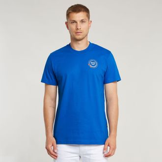 G-Star Gauge T-Shirt - Midden blauw - Heren