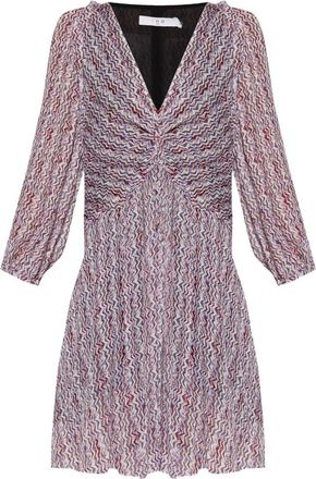 Iro Pink Graphic Print Dress