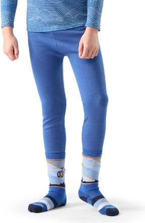 Smartwool Classic Thermal Merino Base Layer Bottoms Blue XL