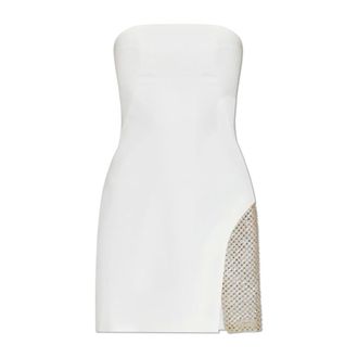 The Attico Short Dresses, female, White, Size: S Short Strapless Dress