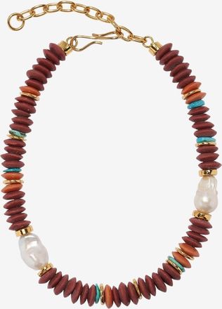 Lizzie Fortunato Glasperlenkette Umi Rust