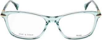 Rag & Bone Ladies Green Rectangular Eyeglass Frames RNB3031-1