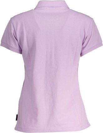 North Sails Womens Classic Fit Polo Shirt Short Sleeve - Lilac Cotton - Size X-Small