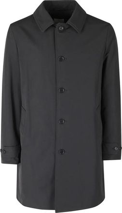 Aspesi Vodka Le Raincoat - Coats - Hombre - Negro - 2XL