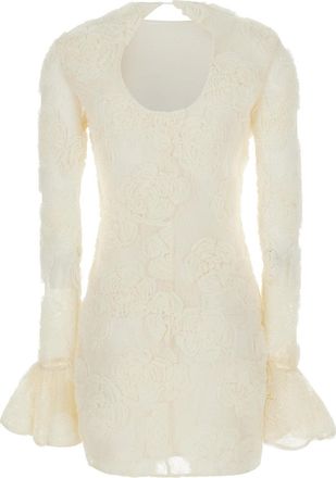 Rotate Womens Dress White Tech Fabric Polyamide