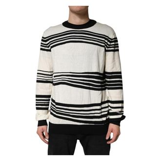 Dolce & Gabbana Heren, Truien, Wit, Maat: 2XL Wol