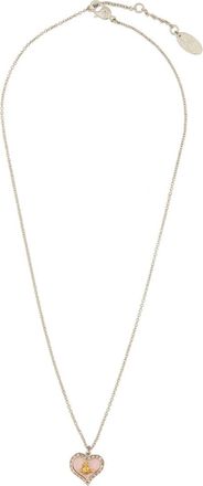 Vivienne Westwood Petra Silver-Tone Heart Pendant Necklace
