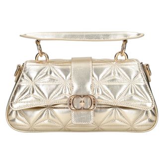 La Carrie Tassen, Dames, Geel, ONE Size, Leer, Tassen.. Gouden